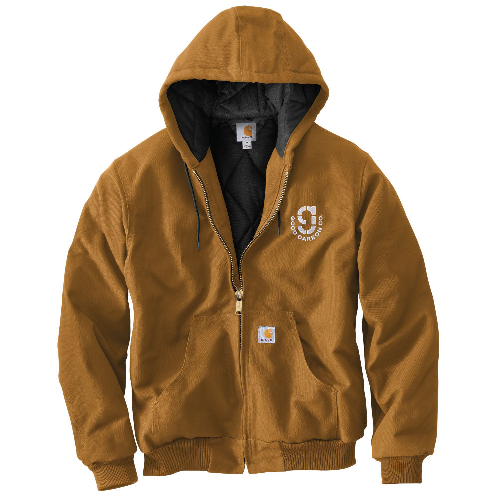 Carhartt® Men's Loose Fit Firm Duck Insulated Flannel-Lined Active Jacket