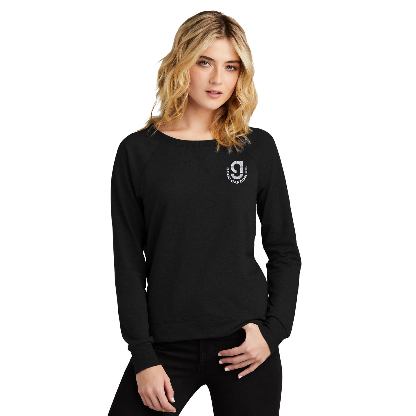 District® Women’s Featherweight French Terry™ Long Sleeve Crewneck